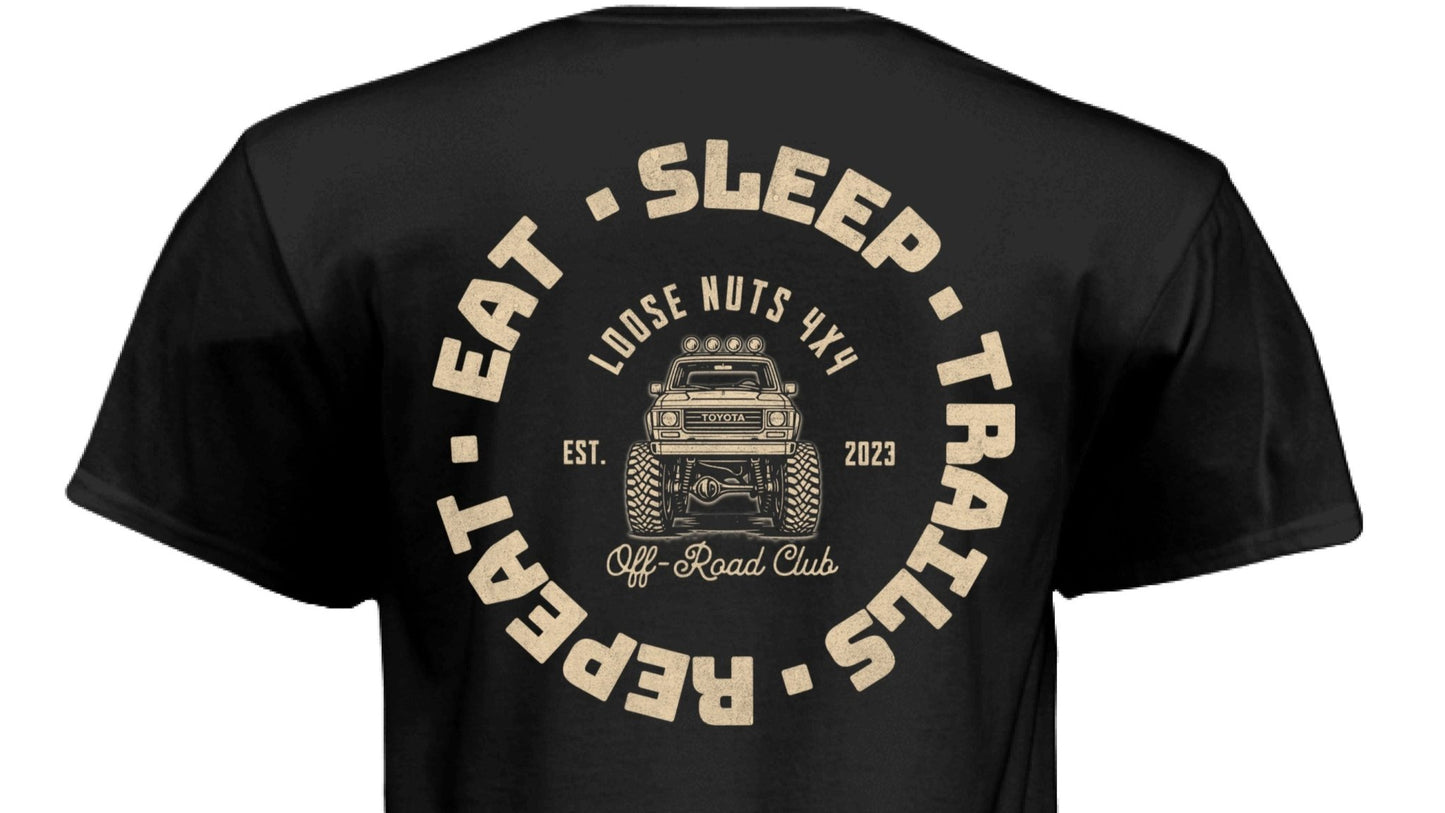Eat Sleep Trails Yota Tee - Almost Rolled It