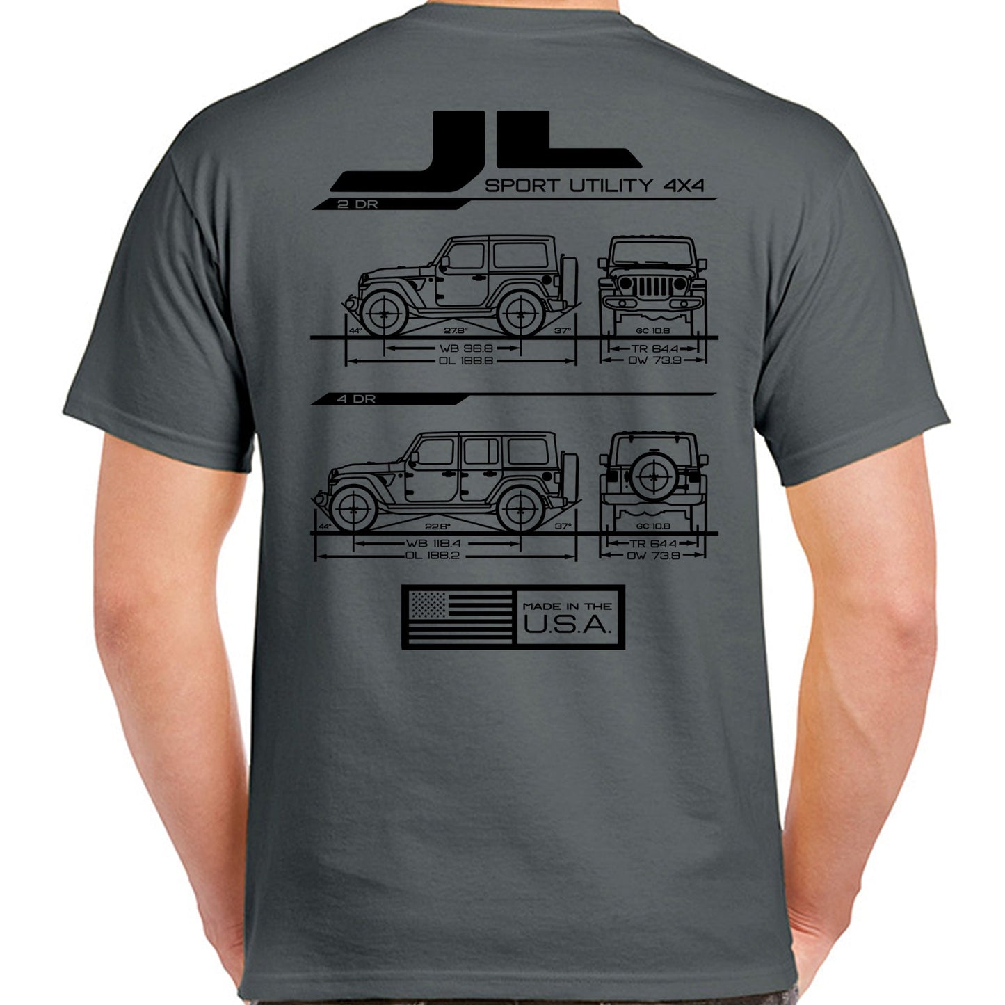 JL Blueprint T-Shirt - Almost Rolled It