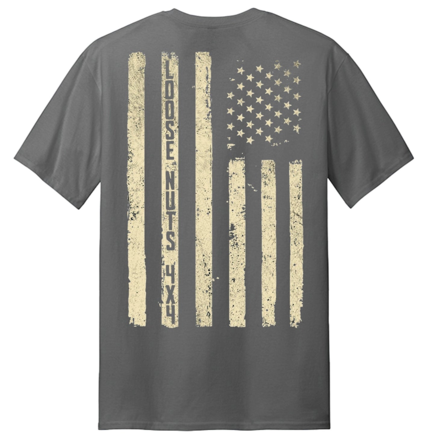 Loose Nuts 4x4 'Merica Big and Tall Tee - Almost Rolled It