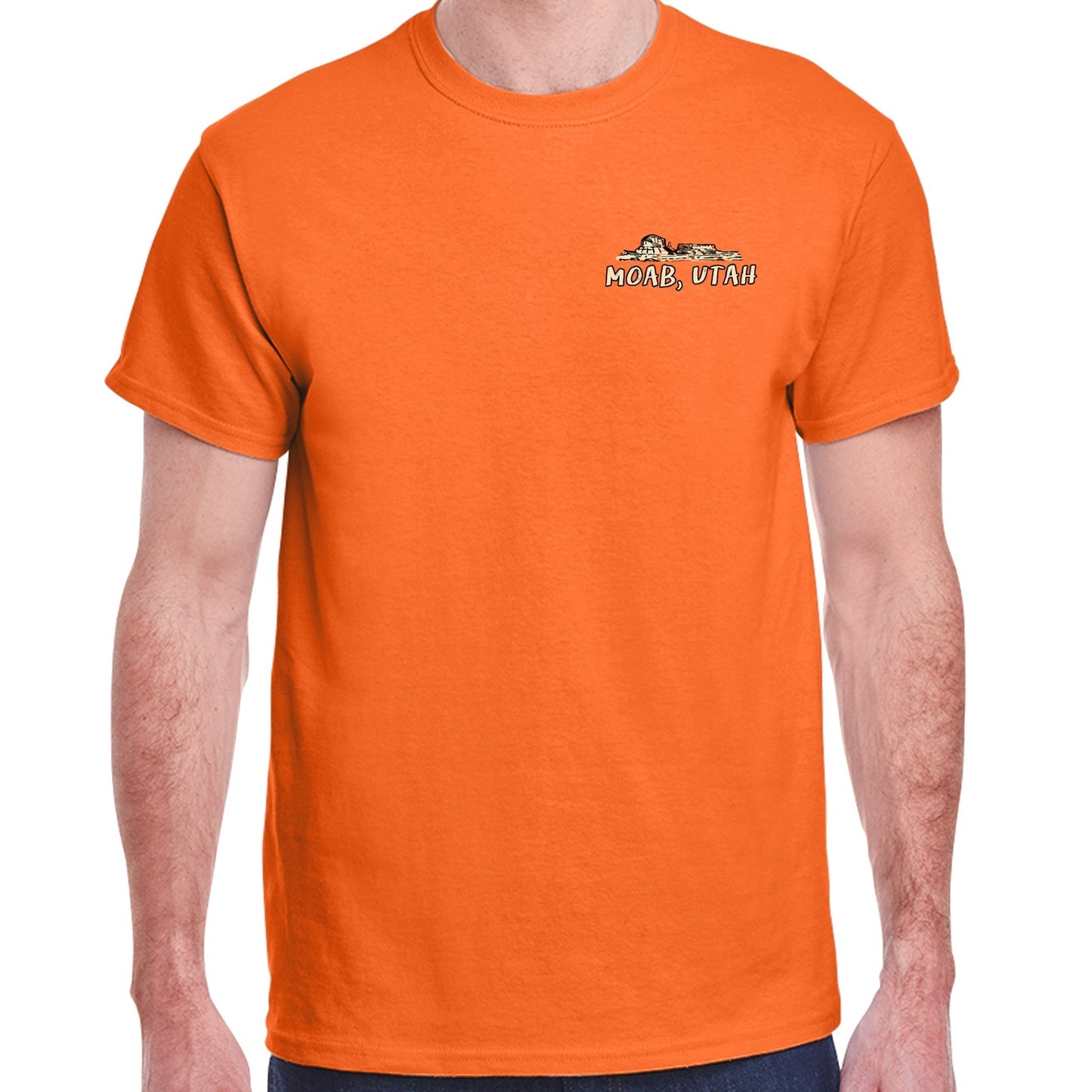 Moab Trails Sign T-Shirt - Almost Rolled It