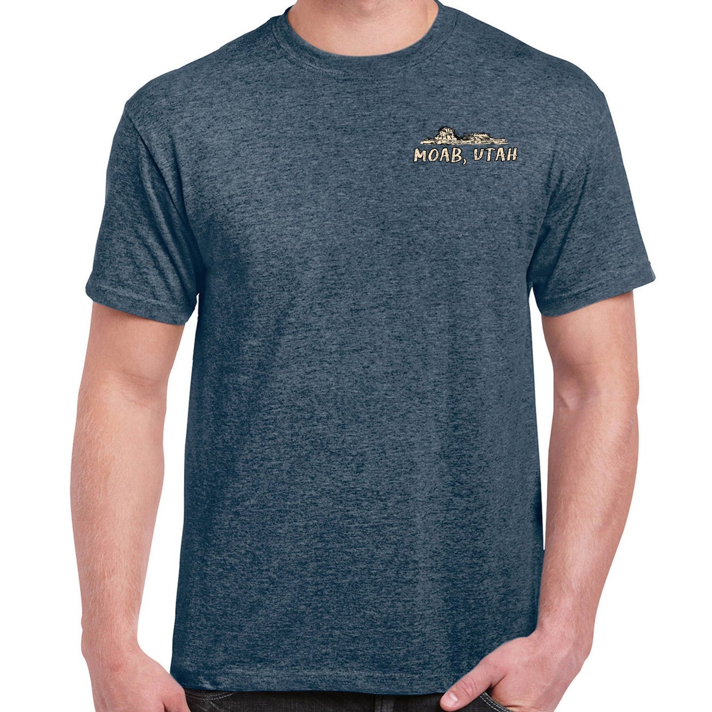Moab Trails Sign T-Shirt - Almost Rolled It