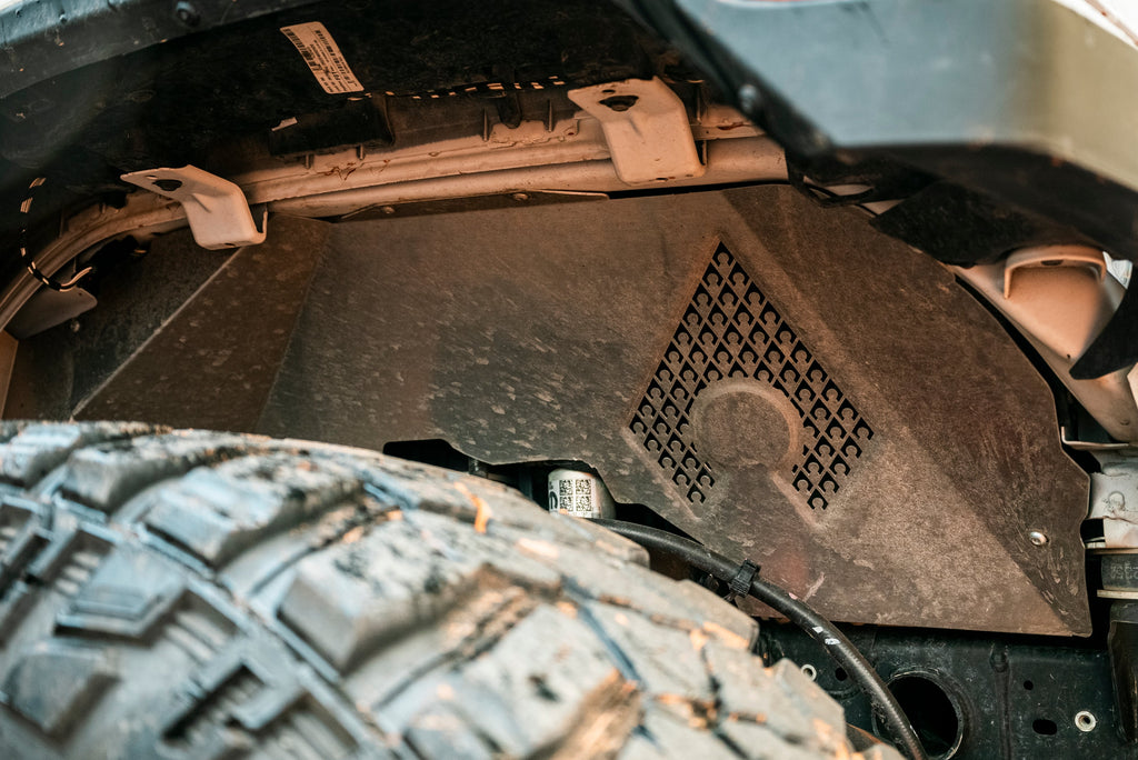 JL/JT Vented Aluminum Inner Fenders - 37" Tire Compatible