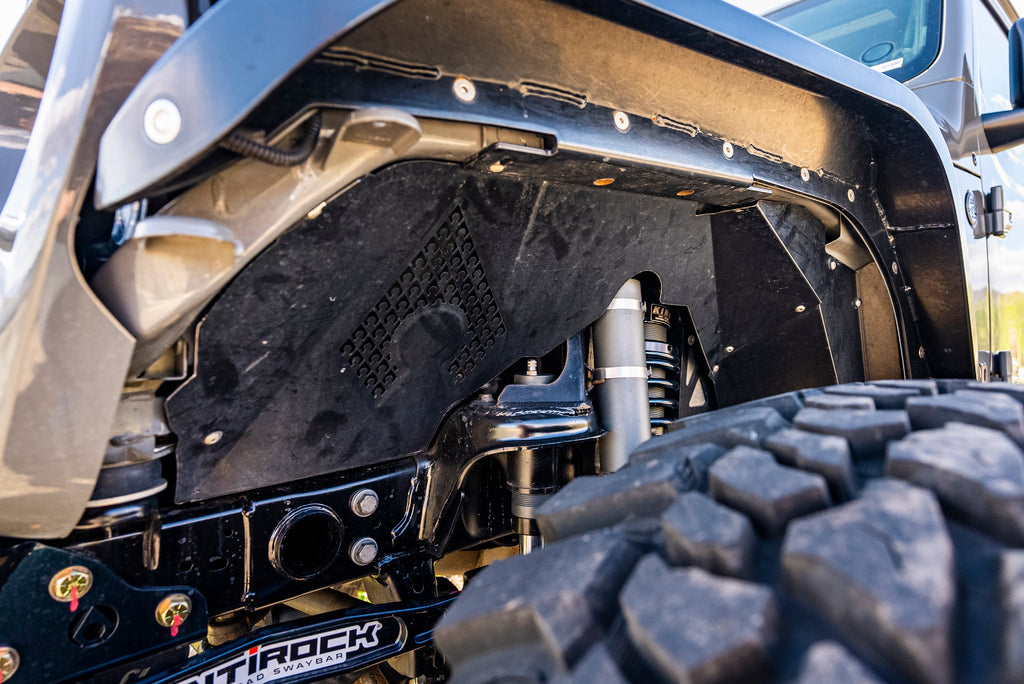 JL/JT Vented Aluminum Inner Fenders - 37" Tire Compatible