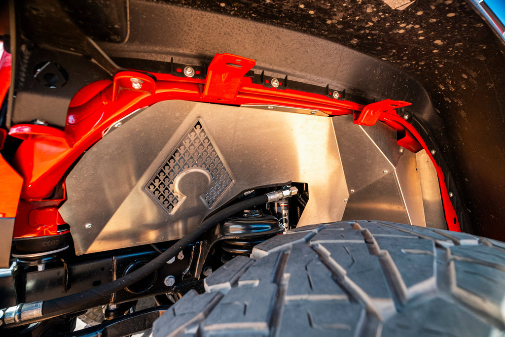 JL/JT Vented Aluminum Inner Fenders - 37" Tire Compatible