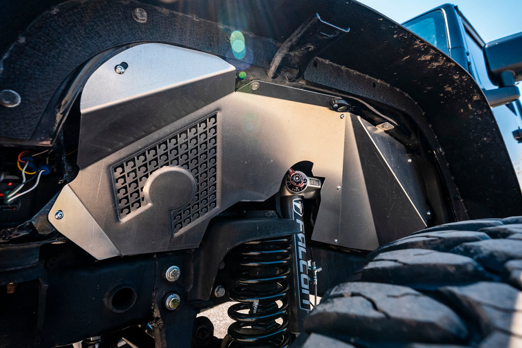 ARTEC JK Vented Aluminum Inner Fenders - USA Made Pair