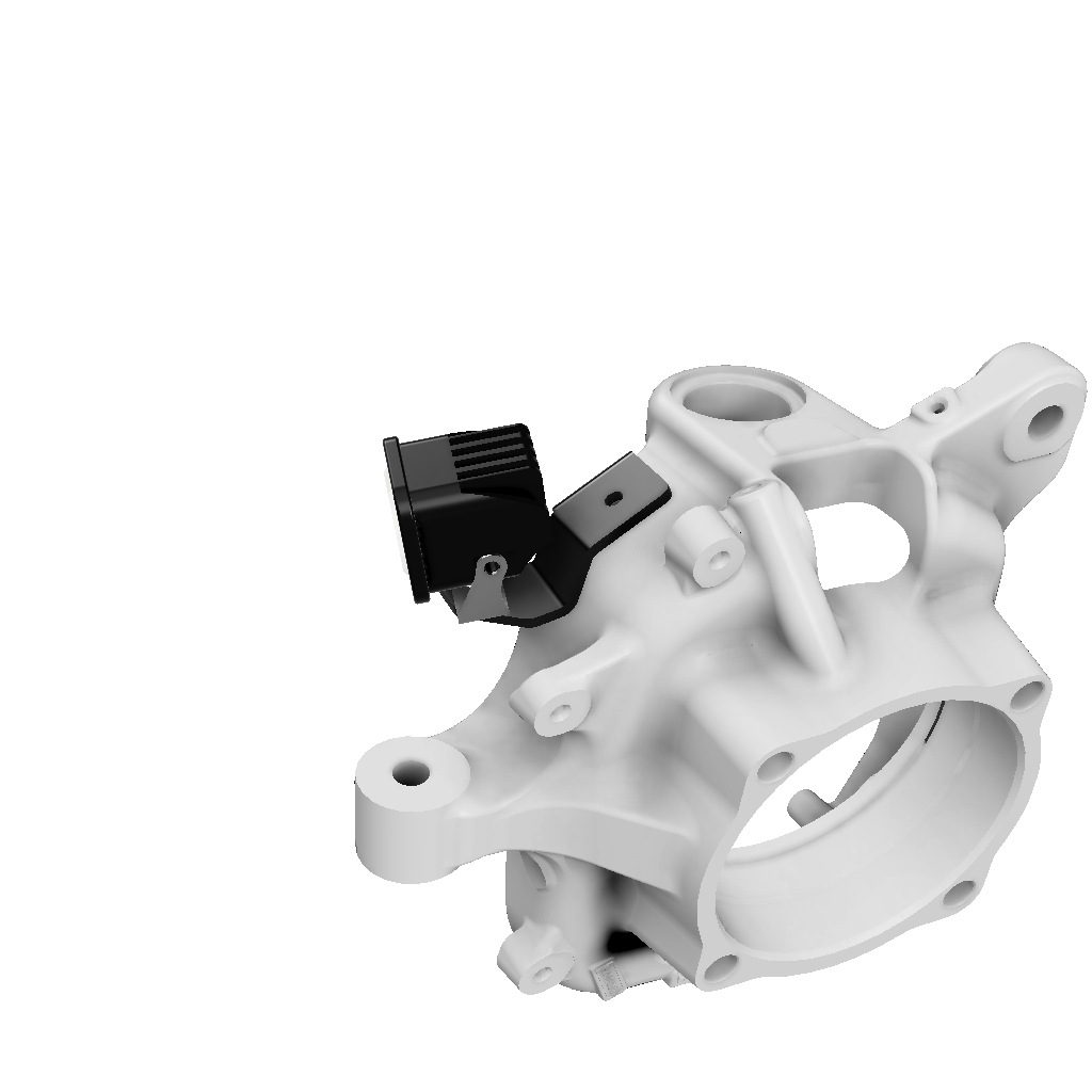 Ford Super Duty Steerable Knuckle Pod Light Mounts (2023+)