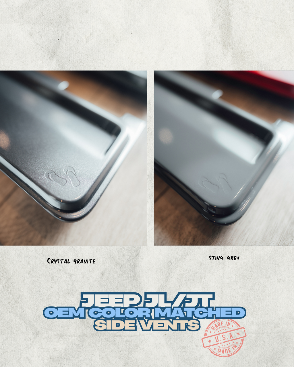 Color Matched OEM Cowl Panel JL/JT Jeep Wrangler Gladiator 2018+