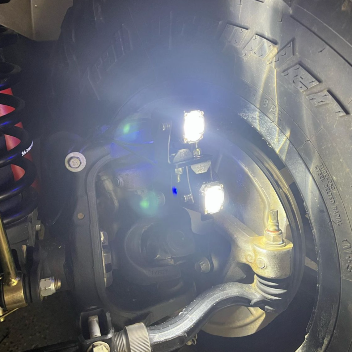 GK Easy Switch 3-Function LED Pod Lights - Amber/White