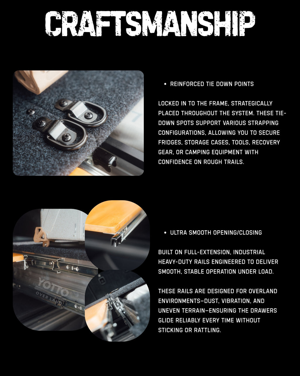 Jeep Wrangler JL Aluminum Cargo Drawer System 2.0 w/ Slide-Out Table