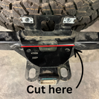 Gauntlet Rear Bumper for 2020+ Jeep Gladiator JT