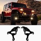 Jeep JL / JT Steerable Knuckle Pod Light Mounts (2018+ Gladiator/Wrangler)