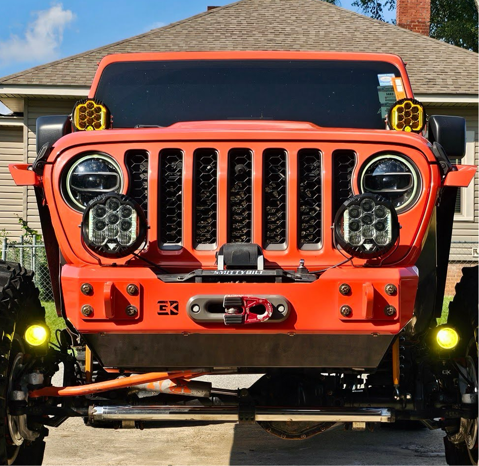 Gauntlet Front Bumper w/Winch Plate for Jeep JL/JT  2018+