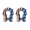 American Flag - 3/4'' Extreme duty Aluminum Shackle set (9T) - (LIFE TIME WARRANTY*)