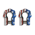 American Flag - 3/4'' Extreme duty Aluminum Shackle set (9T) - (LIFE TIME WARRANTY*)