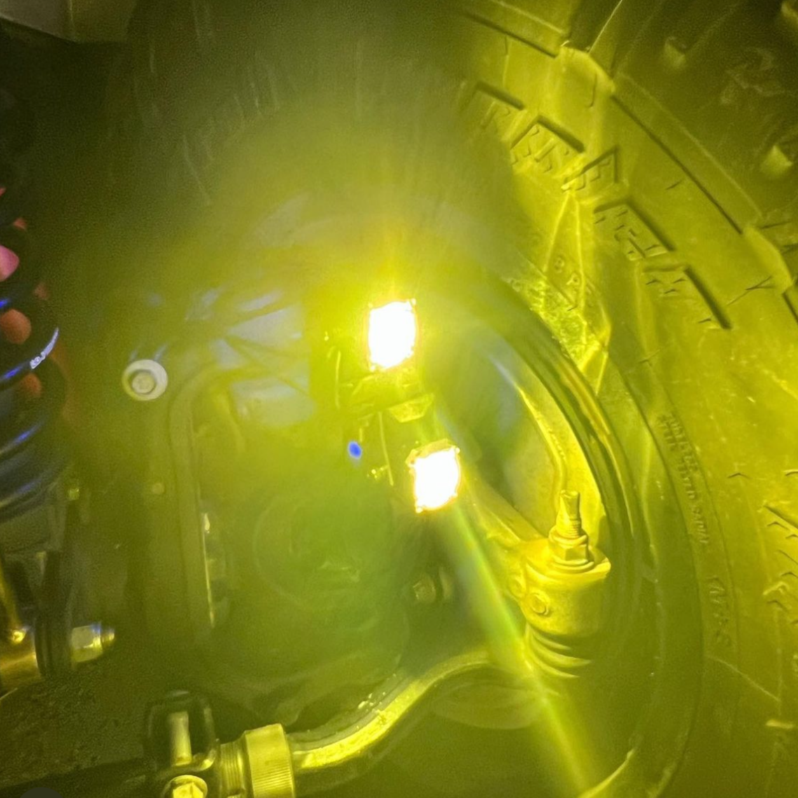 GK Easy Switch 3-Function LED Pod Lights - Amber/White