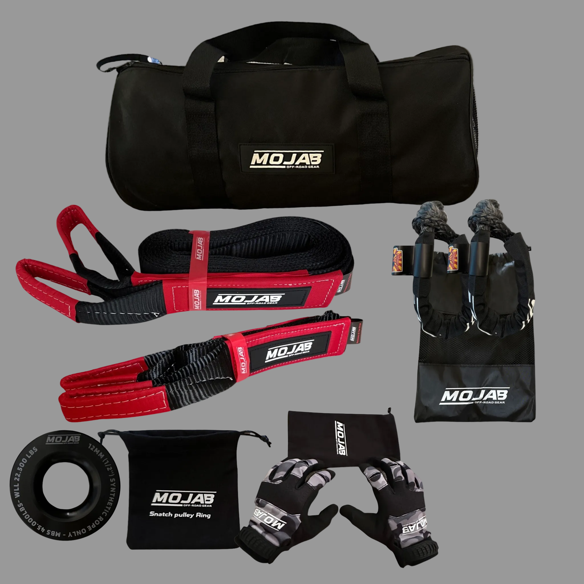 Essential Recovery Kit - 7-Piece Off-Road Recovery Set w/ Lifetime Warranty