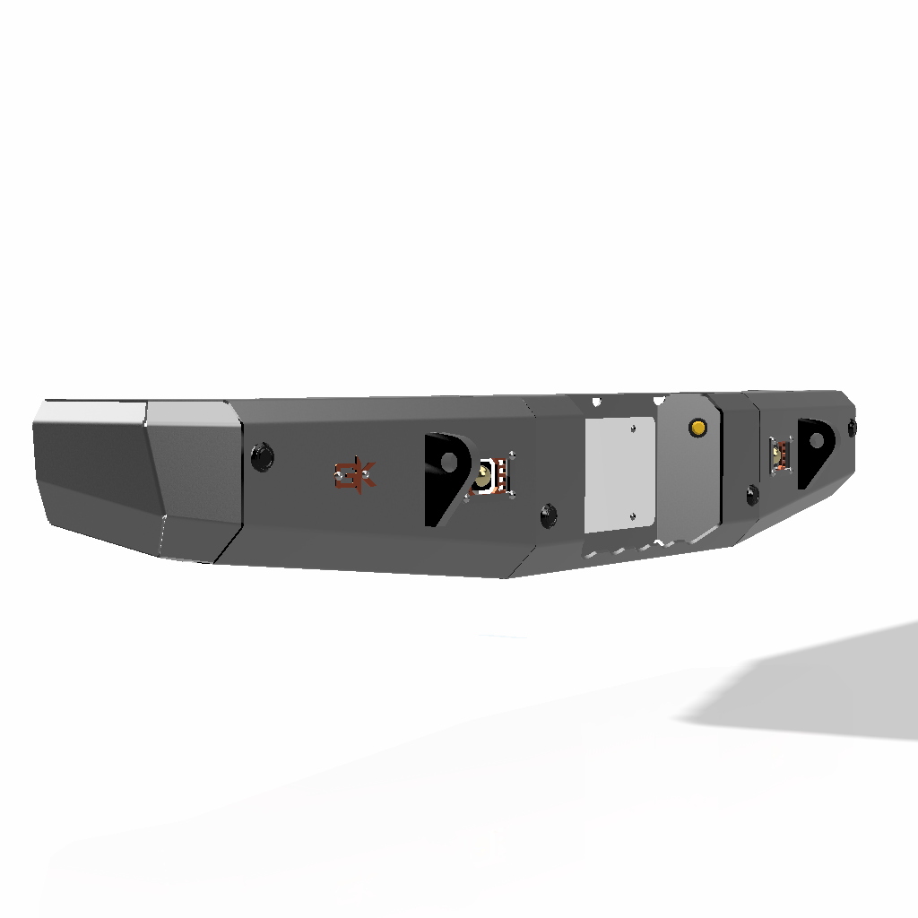 Gauntlet Rear Bumper for 2020+ Jeep Gladiator JT