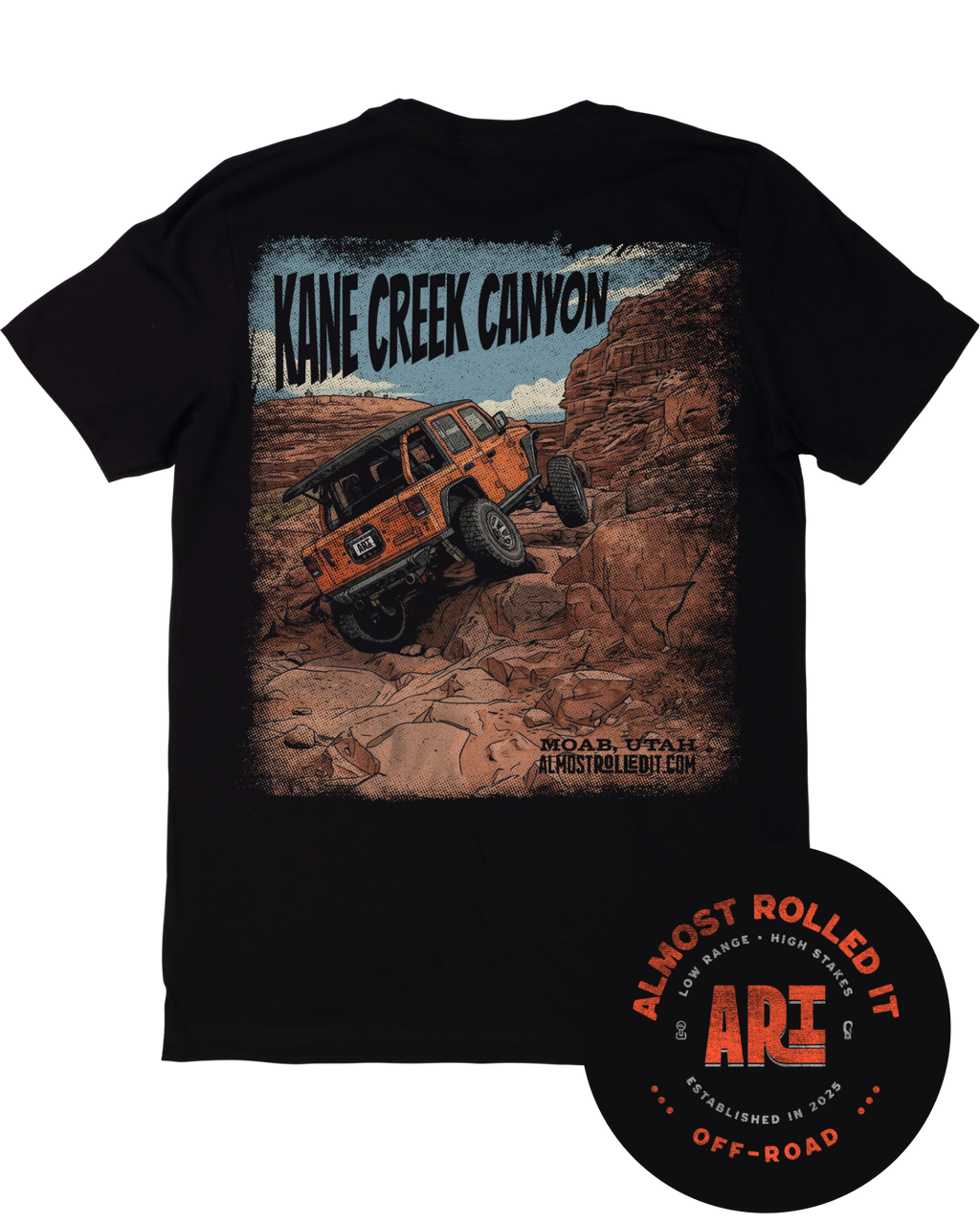 Almost Rolled It Kane Creek Canyon Tee