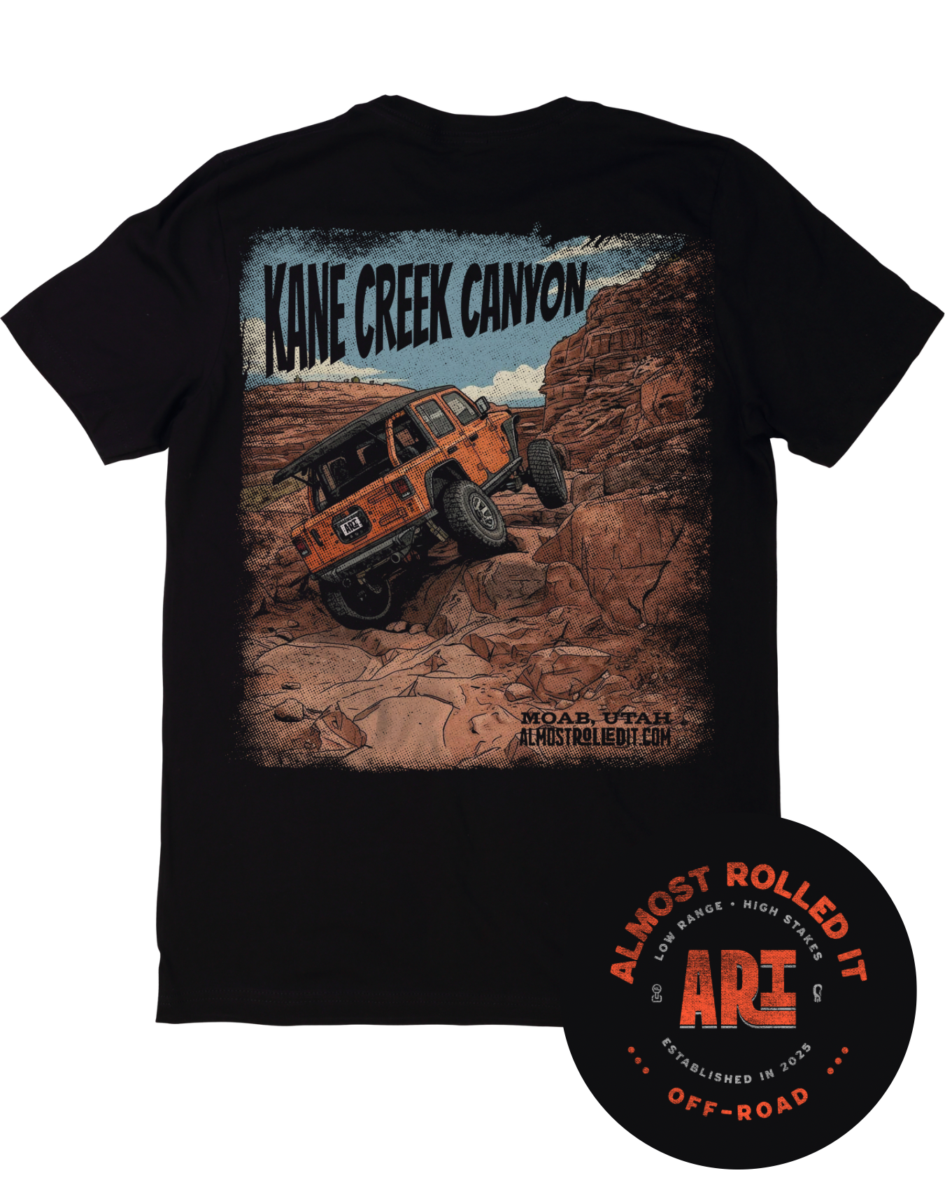 Almost Rolled It Kane Creek Canyon Tee