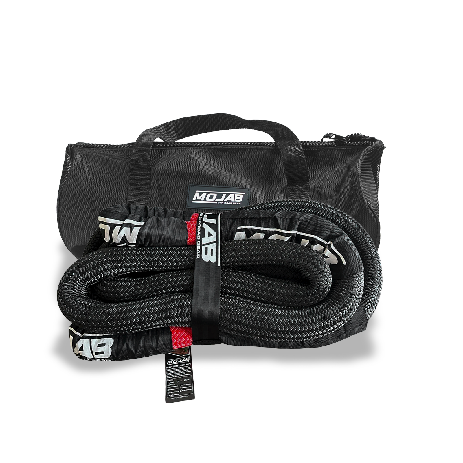 1 1/2” x 30' Kinetic rope with storage bag (Lifetime Warranty)