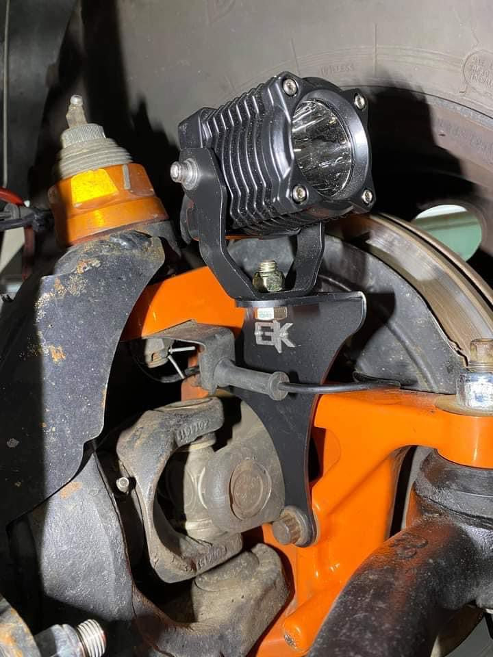 Steerable Knuckle Pod Light Mounts - Jeep JK Wrangler 2007-2018