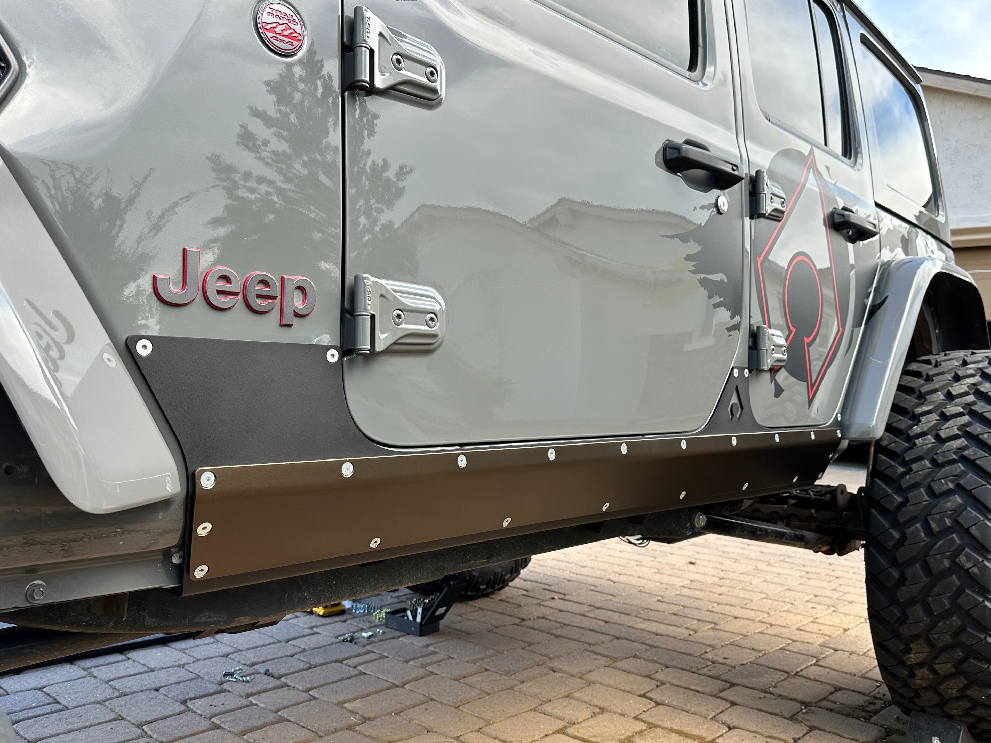 JLU Rocker Armor - Steel & Aluminum Boatside Protection