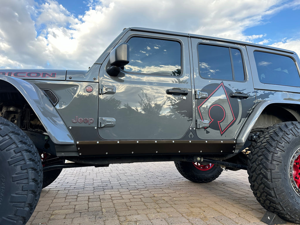 JLU Rocker Armor - Steel & Aluminum Boatside Protection