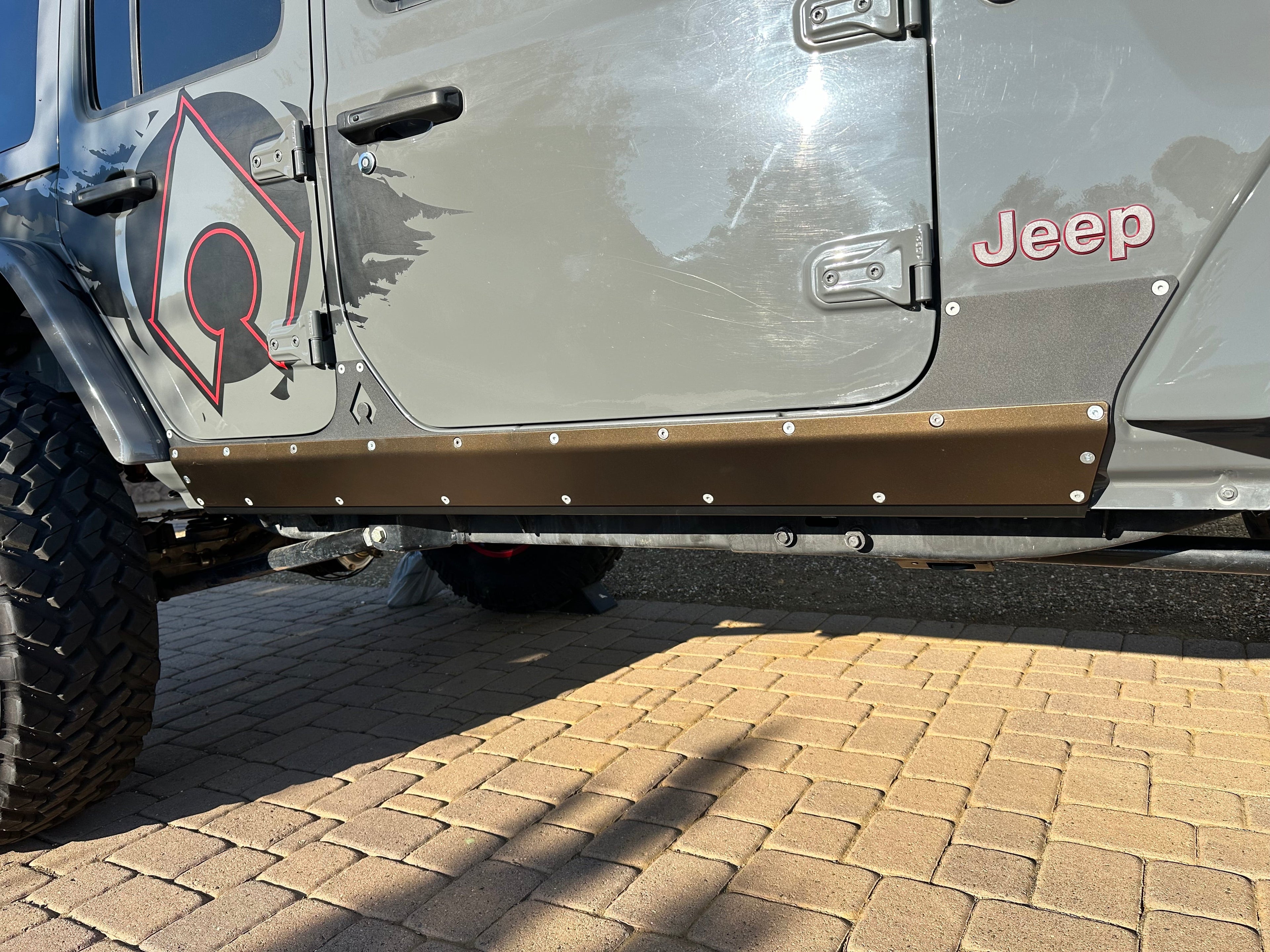 JLU Rocker Armor - Steel & Aluminum Boatside Protection