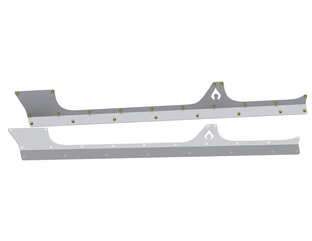 JLU Aluminum Rocker Armor - 3/16" Trail Protection