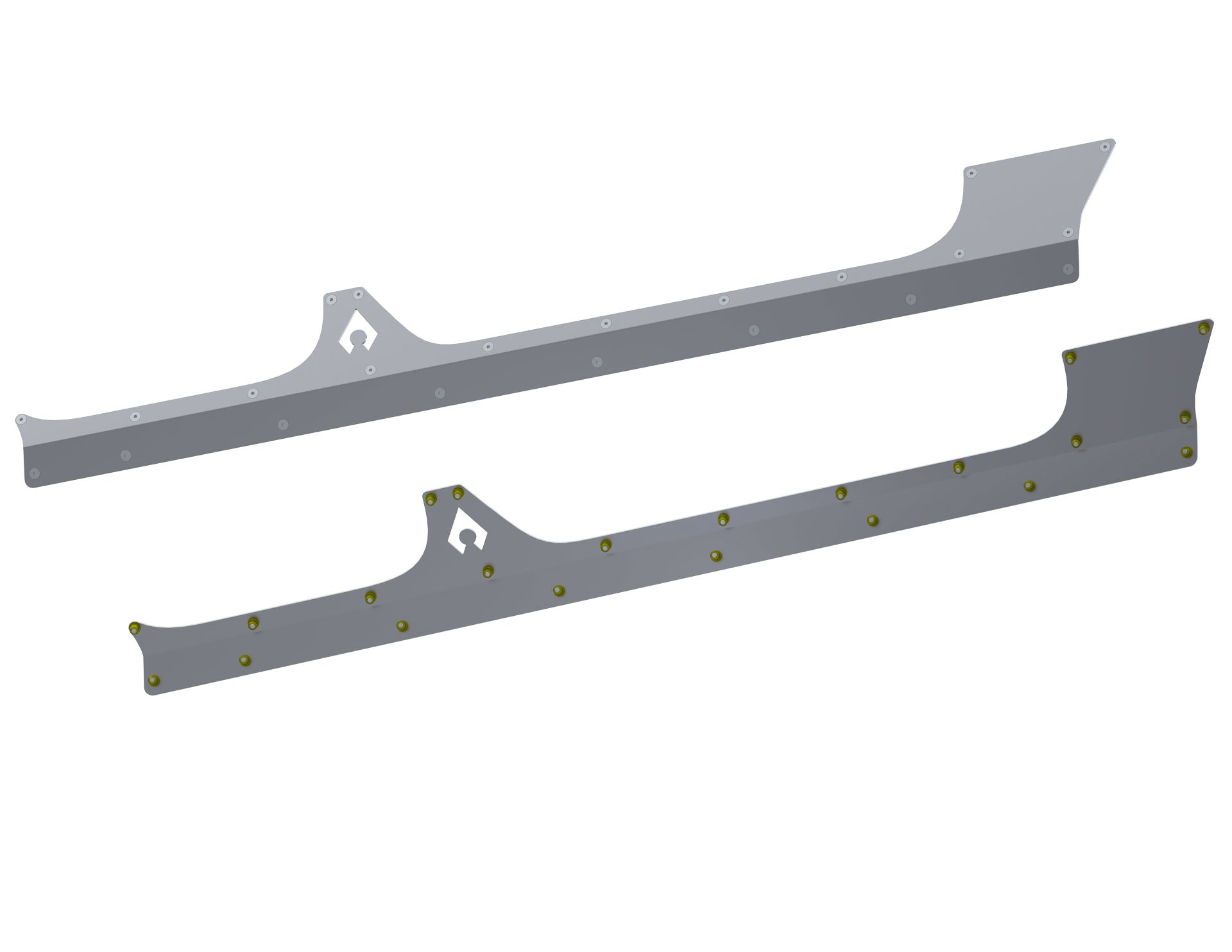 JLU Aluminum Rocker Armor - 3/16" Trail Protection