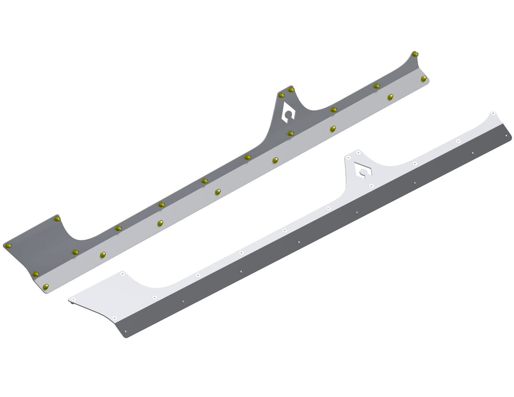 JLU Aluminum Rocker Armor - 3/16" Trail Protection