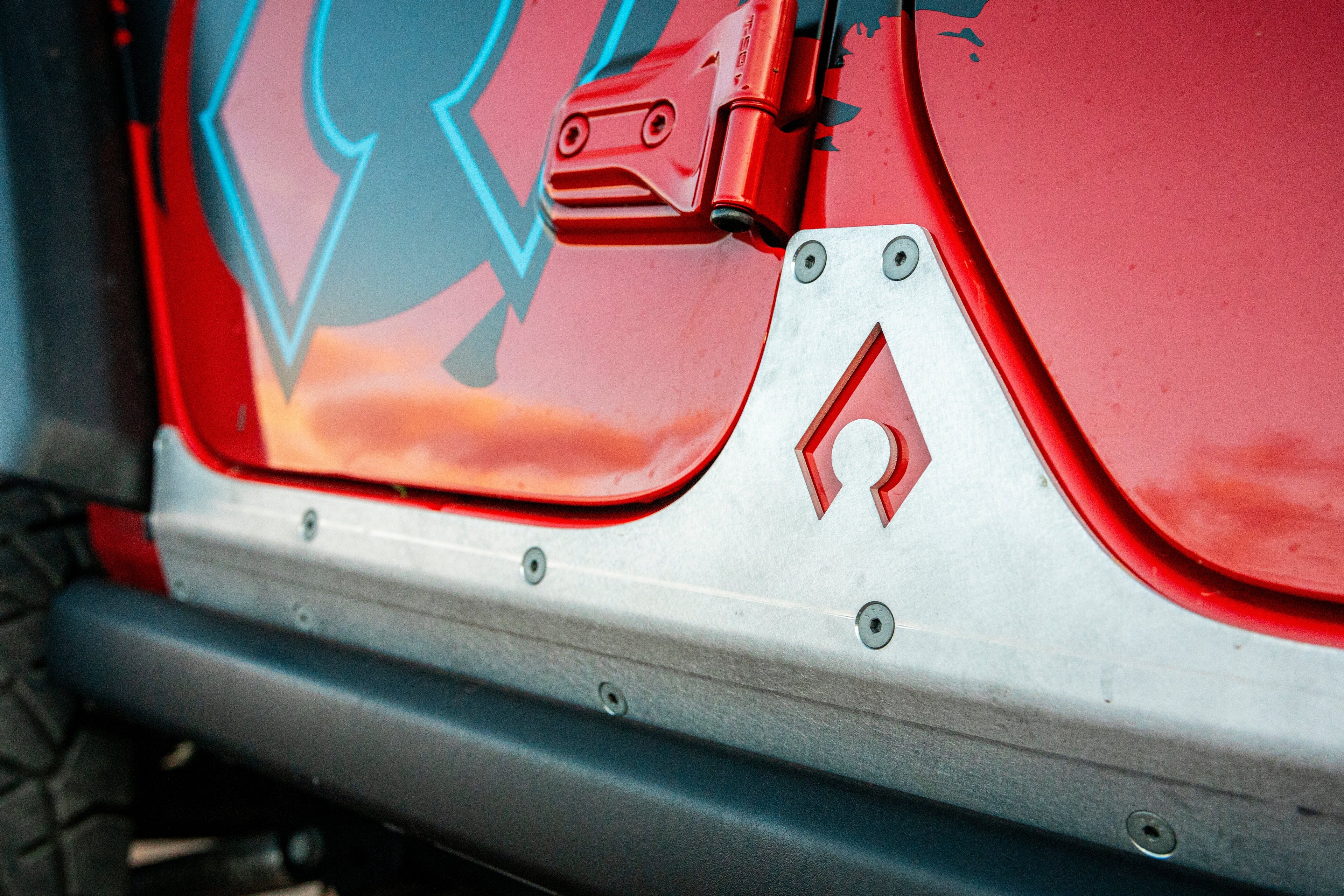 JLU Aluminum Rocker Armor - 3/16" Trail Protection