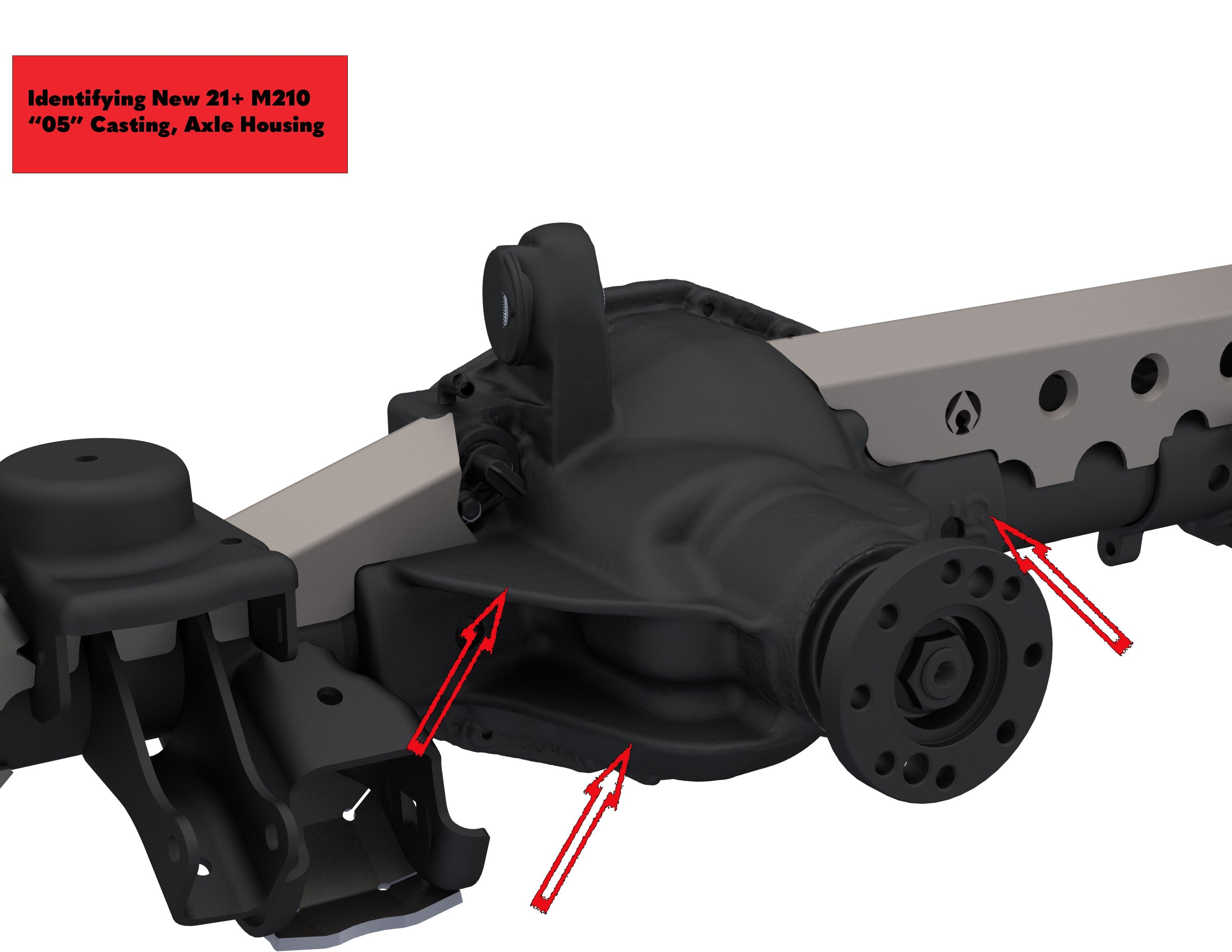 JL-JT APEX Front Axle Truss - Patent Pending Peaked Design