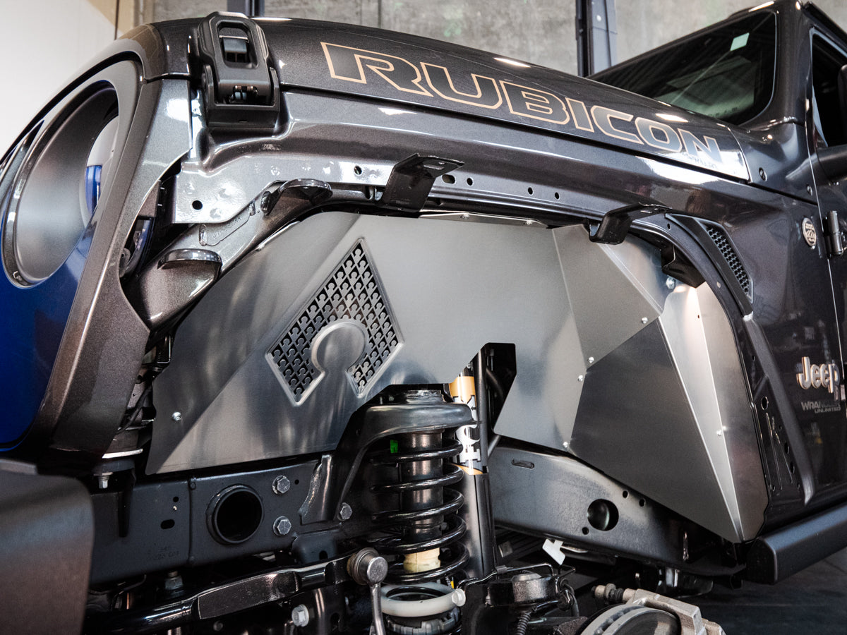 JL/JT Vented Aluminum Inner Fenders - 37