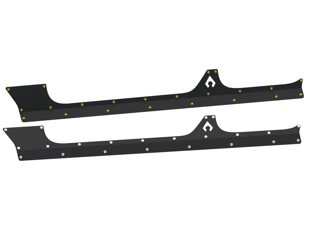 JLU Aluminum Rocker Armor - 3/16" Trail Protection