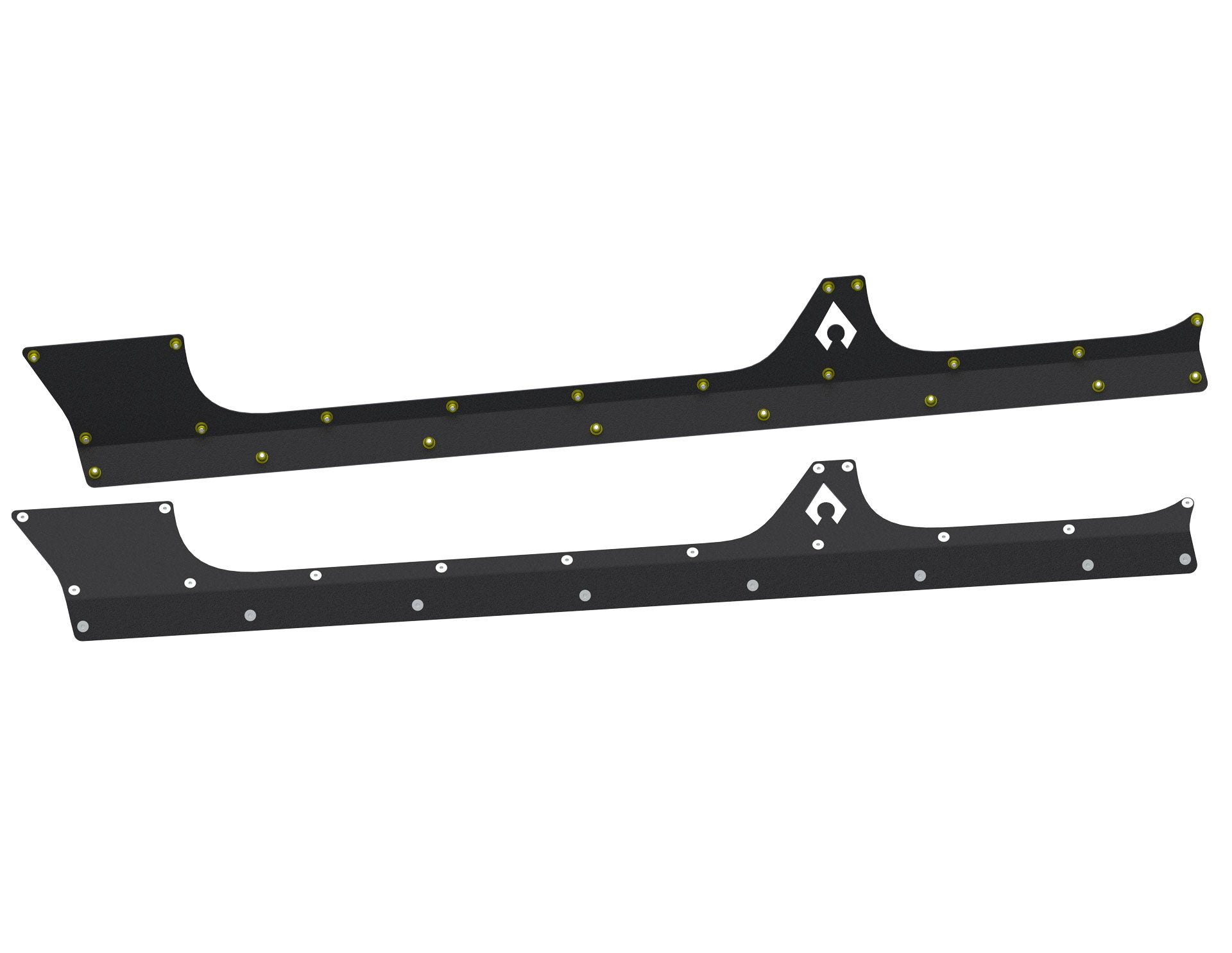 JLU Aluminum Rocker Armor - 3/16" Trail Protection