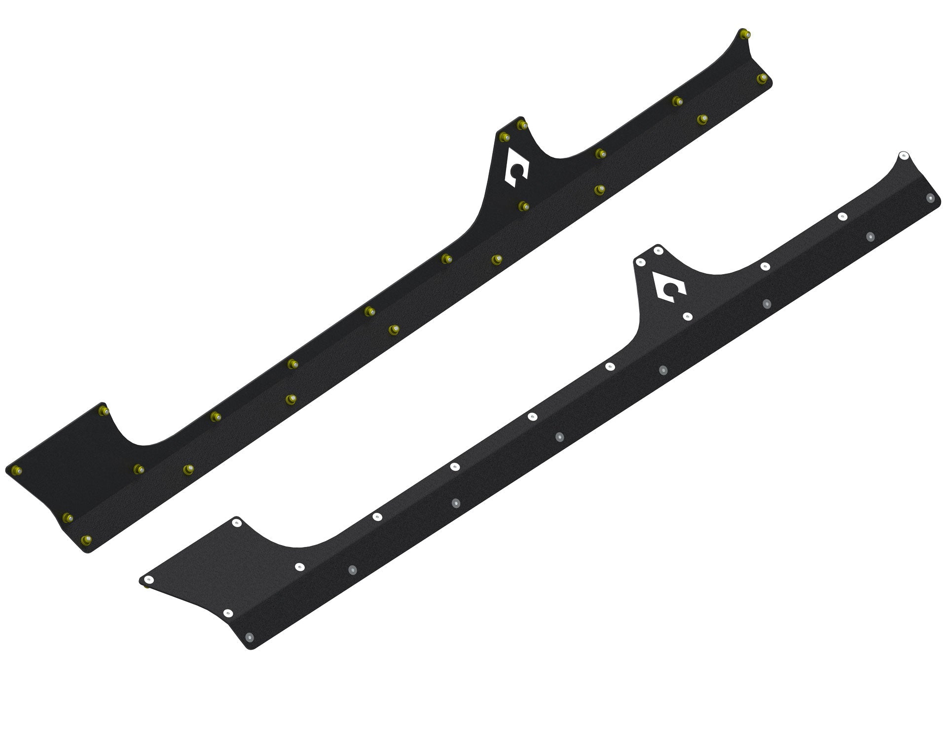 JLU Aluminum Rocker Armor - 3/16" Trail Protection