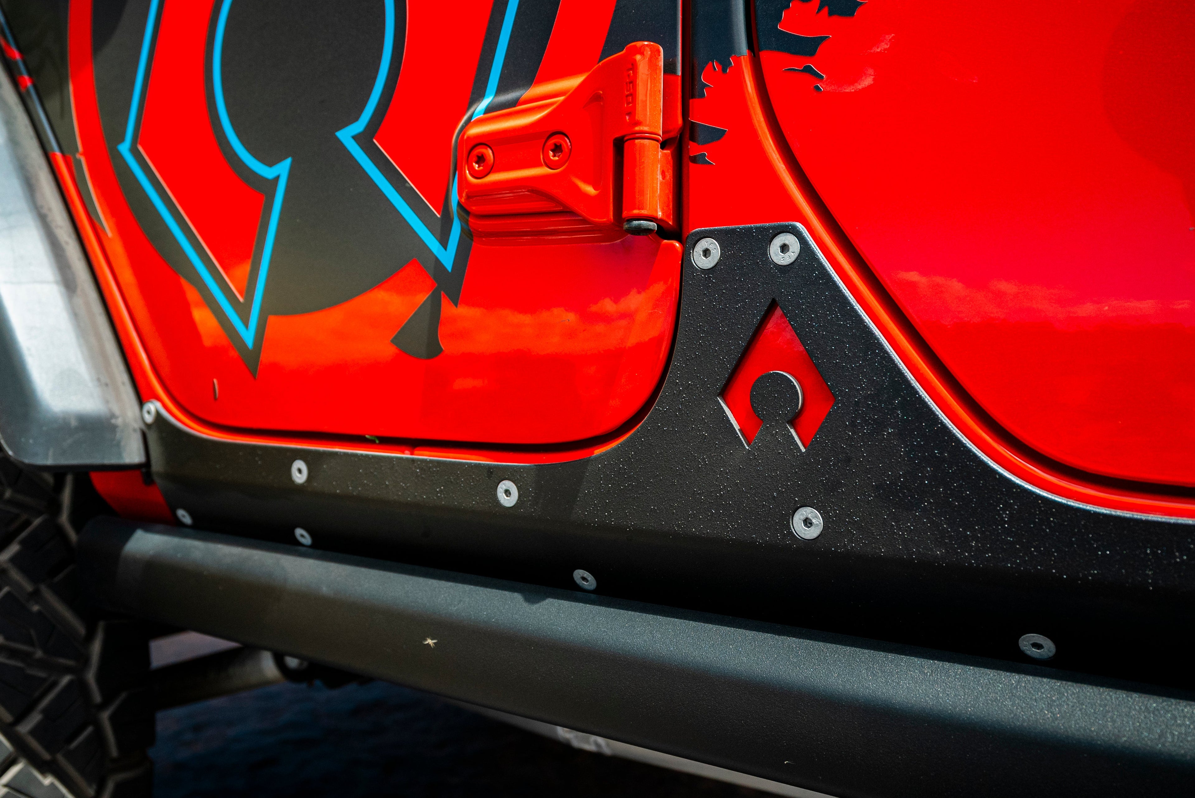 JLU Aluminum Rocker Armor - 3/16" Trail Protection