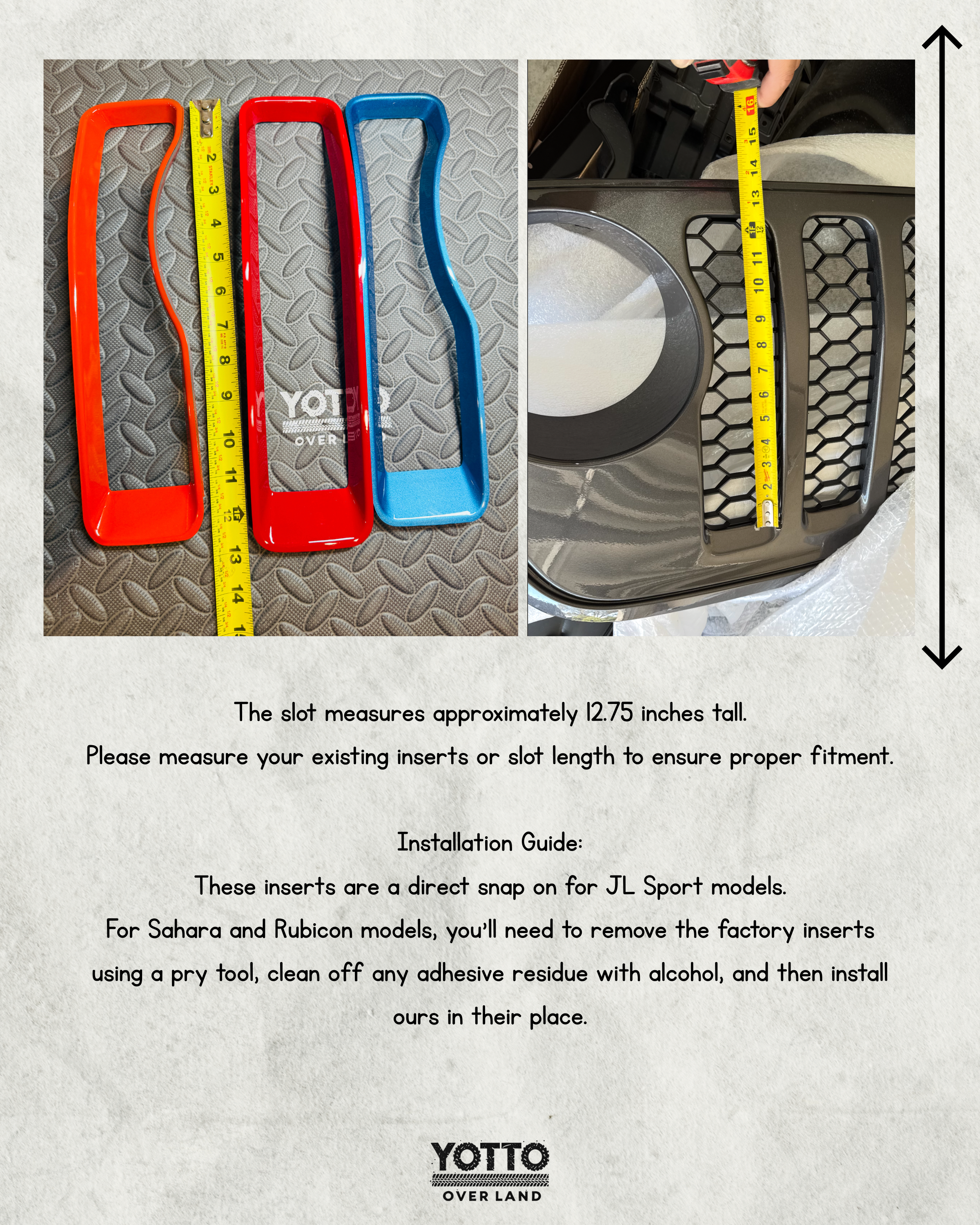 Custom Color Matched Grille Inserts - Jeep Wrangler JL & Gladiator JT (2018-2023)