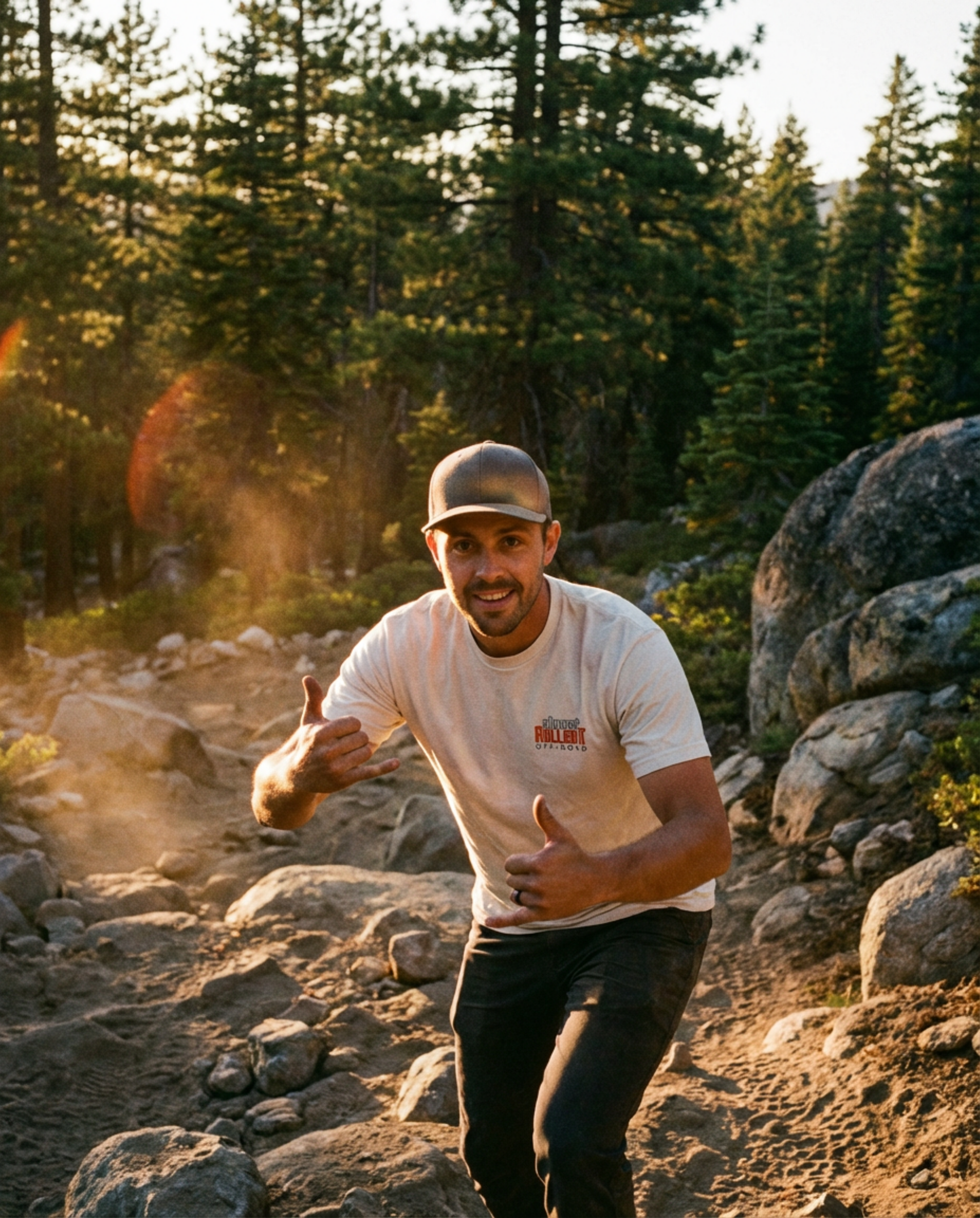 Happiness is Big Tires Off-Road T-Shirt - Comfort Colors - Almost Rolled It