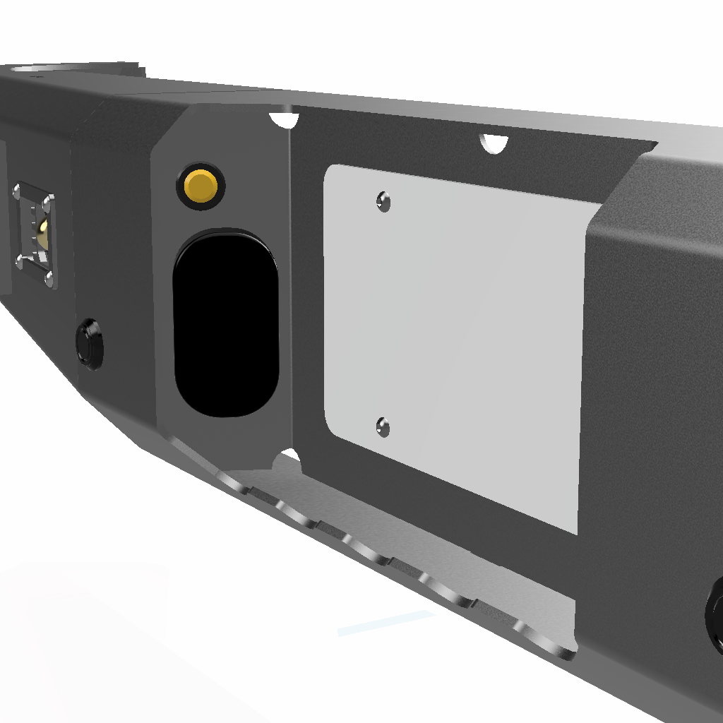 Gauntlet Rear Bumper for 2020+ Jeep Gladiator JT