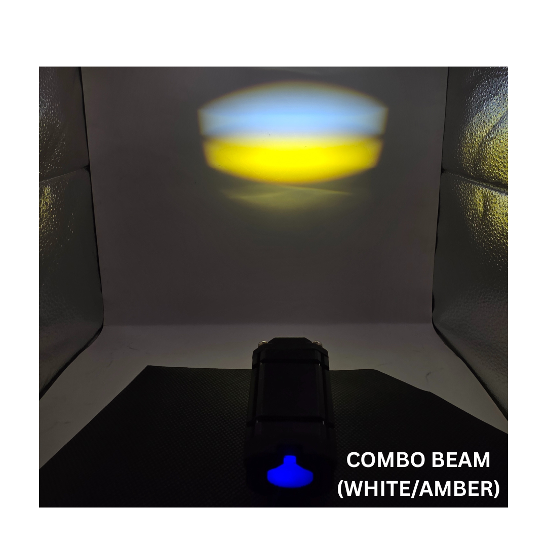 GK Easy Switch 3-Function LED Pod Lights - Amber/White