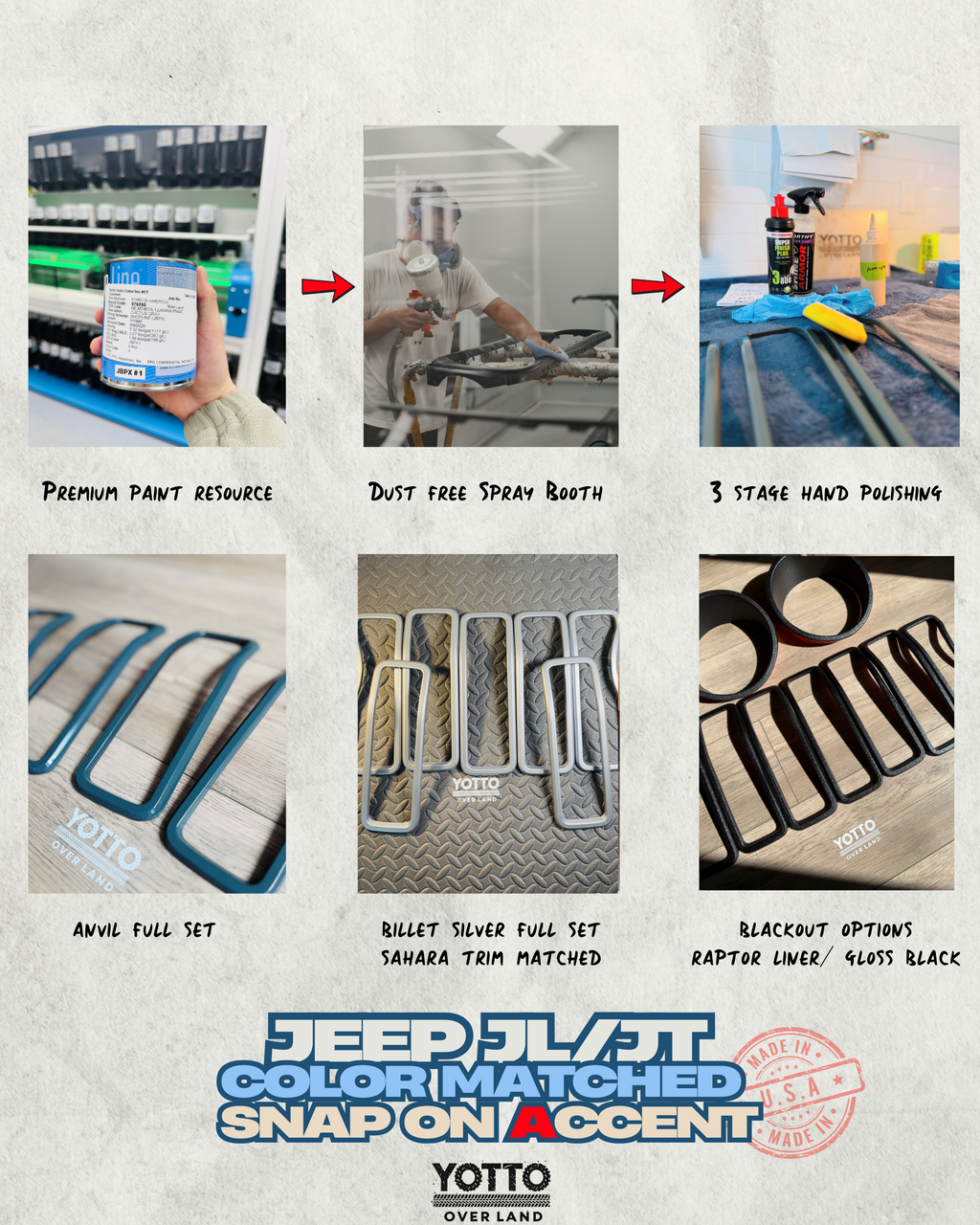 Snap-On Grille Accent Covers - 2024-25 Jeep Wrangler JL/JT