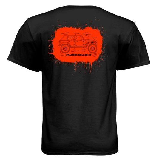 Almost Rolled It Blueprint Build Tee - Almost Rolled It