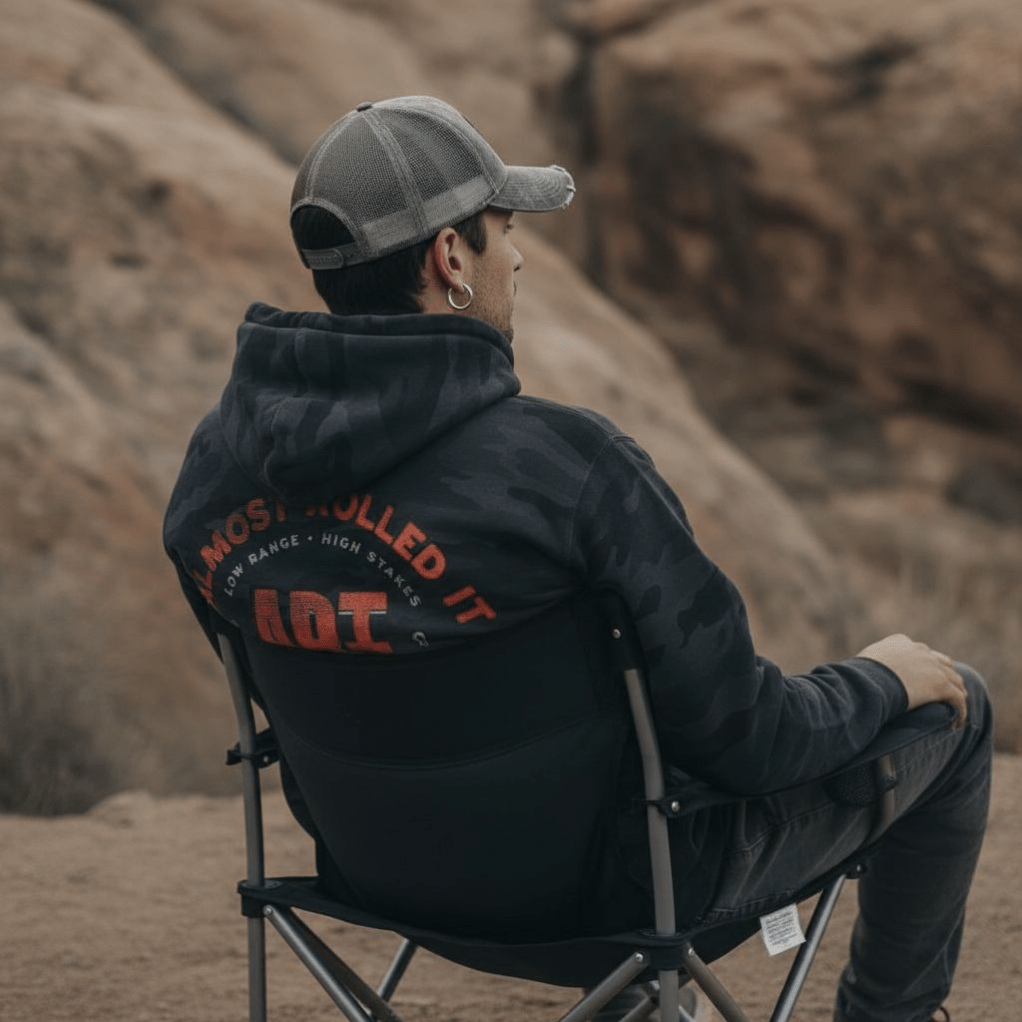 Almost Rolled It Premium Hoodie - Black Camo - Almost Rolled It