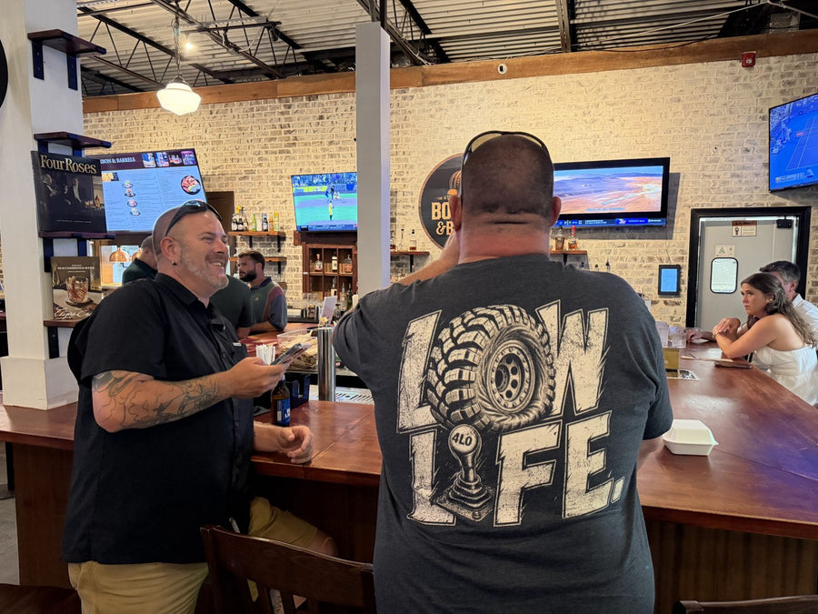 Morgan in the Low Life tee