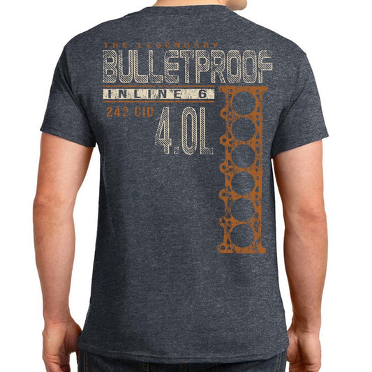 Bulletproof Straight 6 T-Shirt - Almost Rolled It