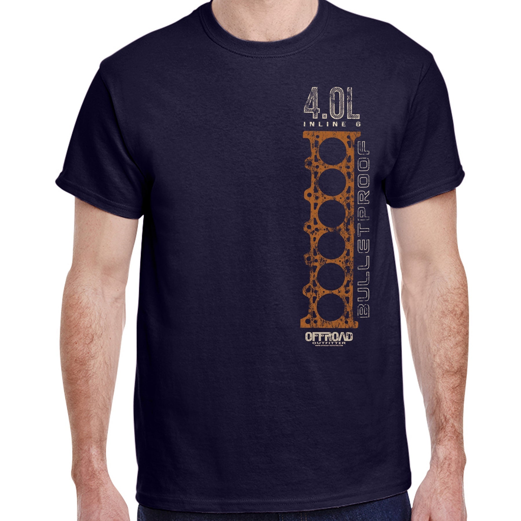 Bulletproof Straight 6 T-Shirt - Almost Rolled It