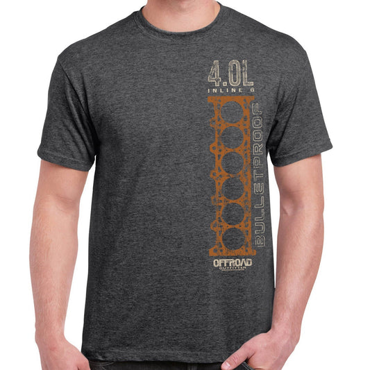 Bulletproof Straight 6 T-Shirt - Almost Rolled It