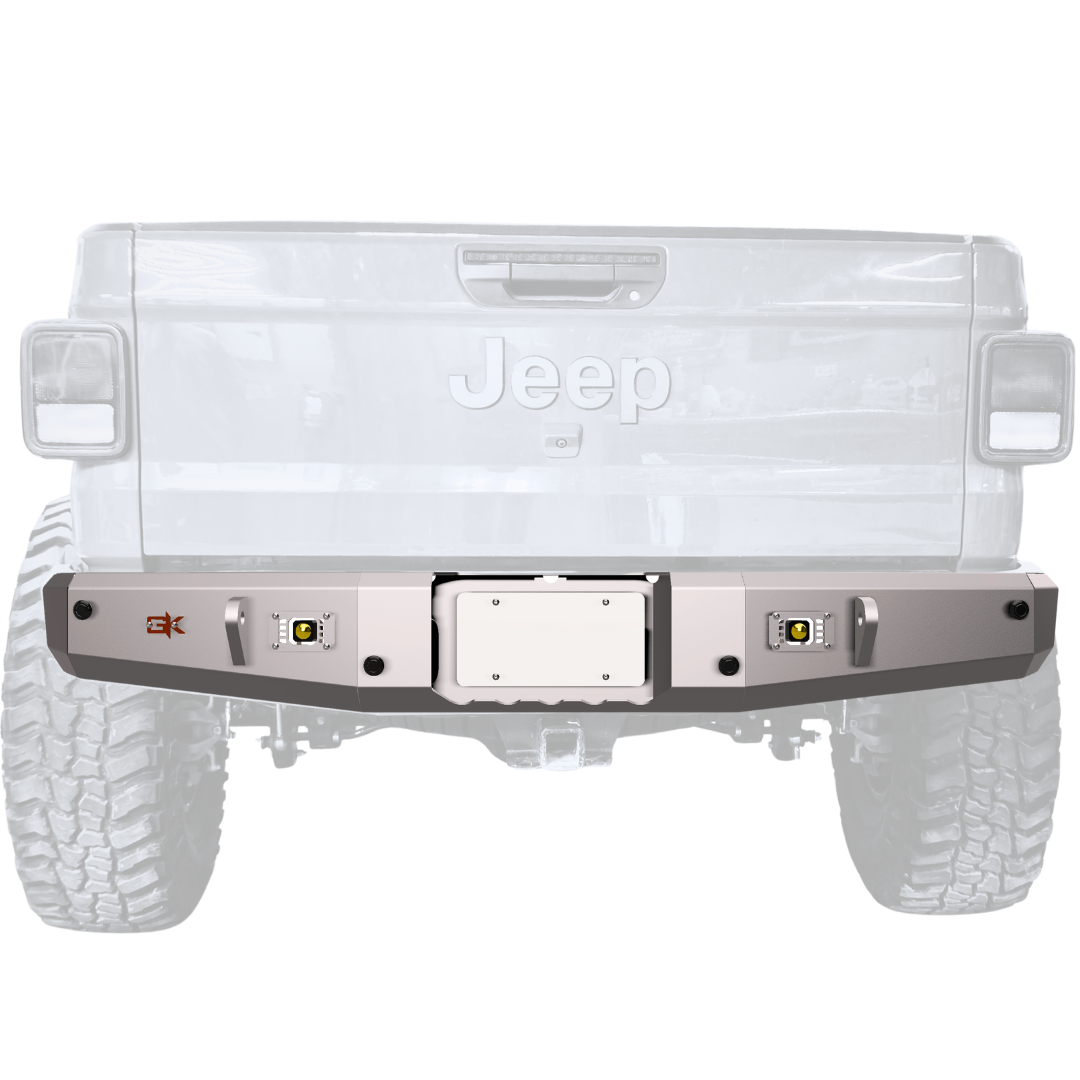 Gauntlet Rear Bumper for 2020+ Jeep Gladiator JT